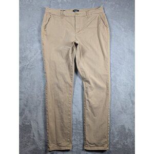 NYDJ Sheri Slim Pants Womens Size 10 Khaki Lift Tuck Technology Shaping Slimming